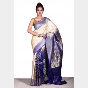Beautiful Silk Katan Sharee from Tangail with blouse piece
